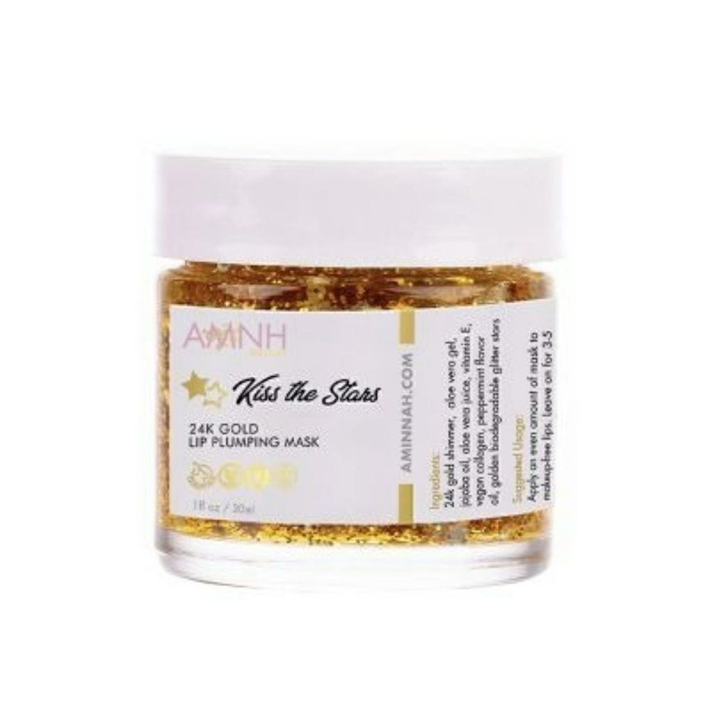 AMNH SKINCARE  Kiss The Stars 24K Gold Lip Plumping Mask